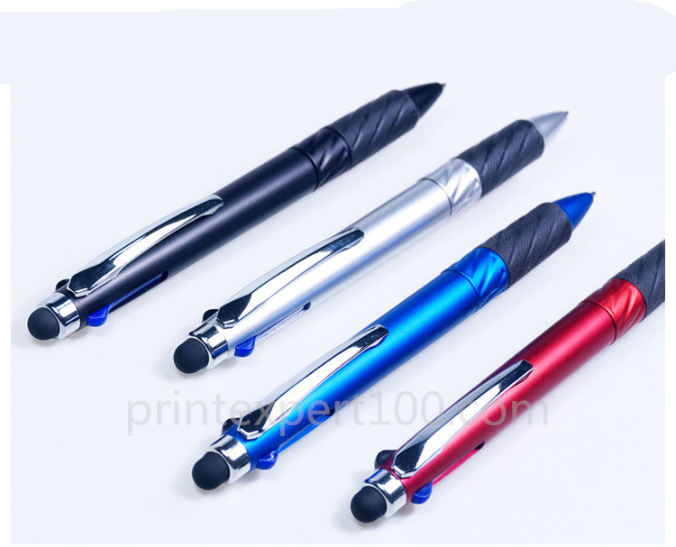 3色塑膠原子筆 + 觸控筆